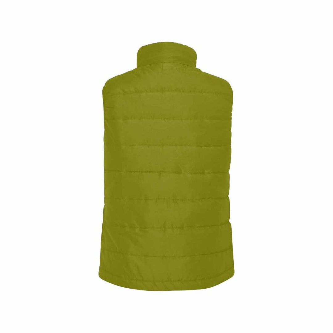 Dark Olive Green Mens Padded Vest - Mens | Vests