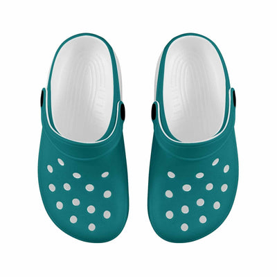 Dark Teal Green Clogs For Youth - Unisex | Clogs | Youth