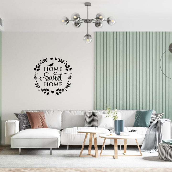 Decor - Home Sweet Home Removable Vinyl Wall Decal Easy Peel and Stick Wall Art