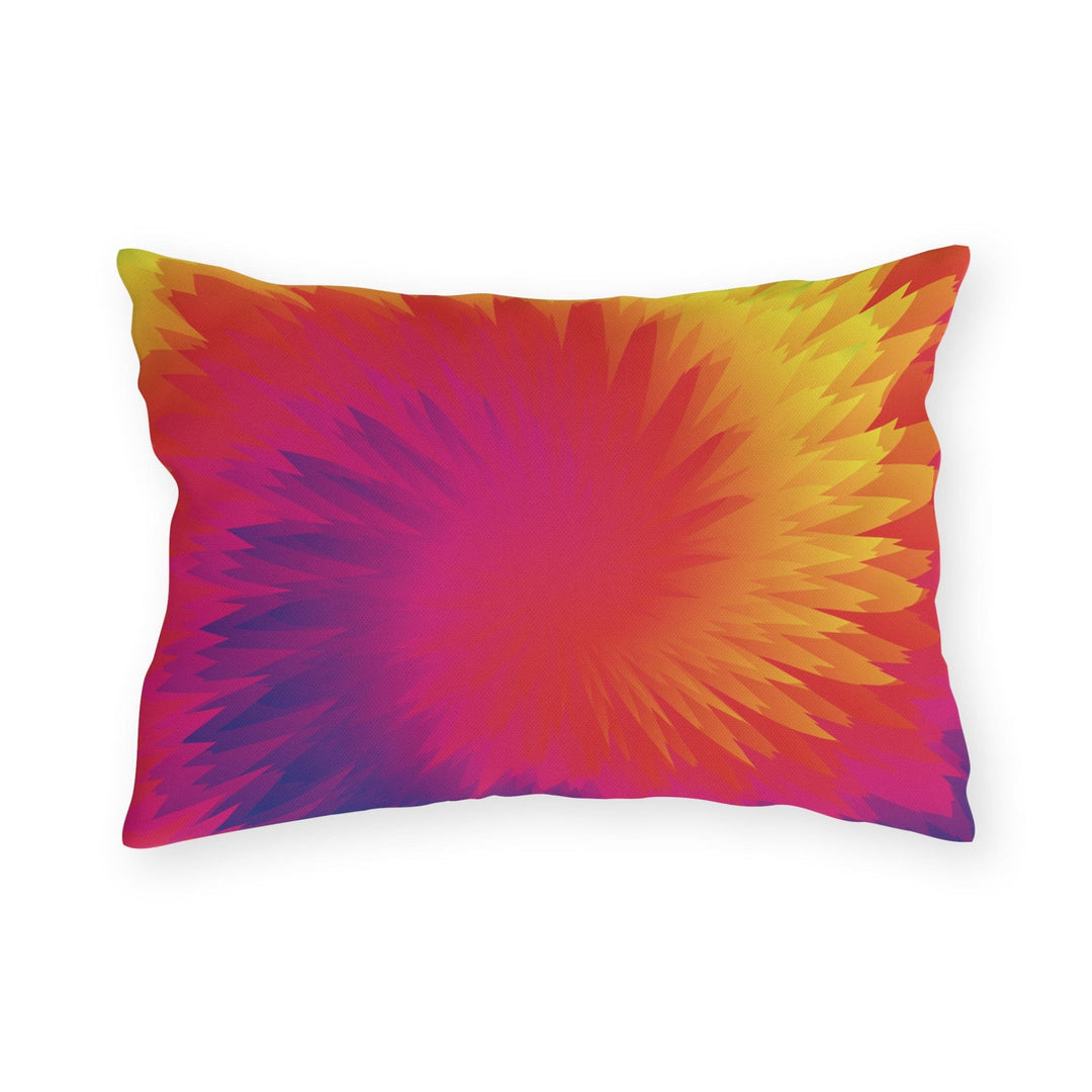 Decorative Indoor/outdoor Throw Pillow Tye Dye Geometric Swirl - Decorative