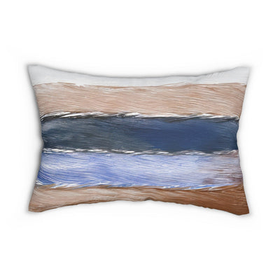 Decorative Lumbar Pillow Rustic Hues Pattern - Home Decor