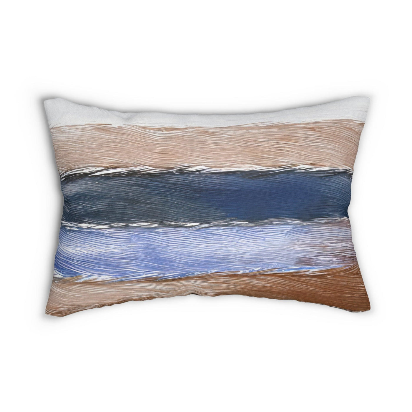 Decorative Lumbar Pillow Rustic Hues Pattern - Home Decor