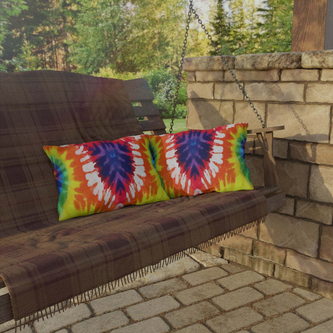 Decorative Indoor/outdoor Pillow Psychedelic Rainbow Tie Dye - Decorative