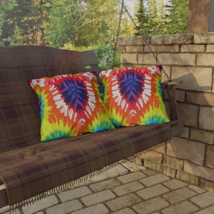 Decorative Indoor/outdoor Pillow Psychedelic Rainbow Tie Dye - Decorative