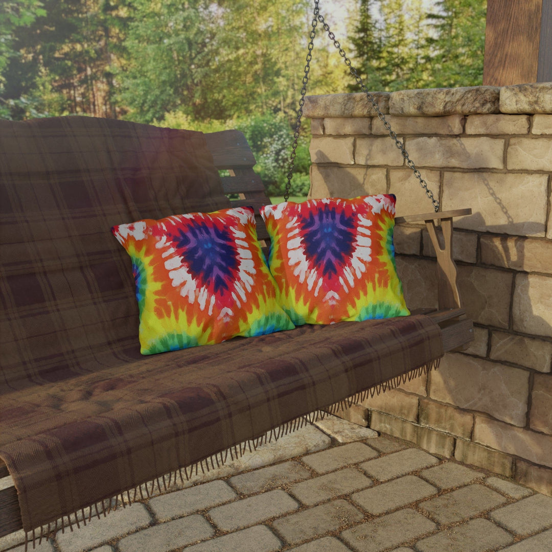 Decorative Indoor/outdoor Pillow Psychedelic Rainbow Tie Dye - Decorative