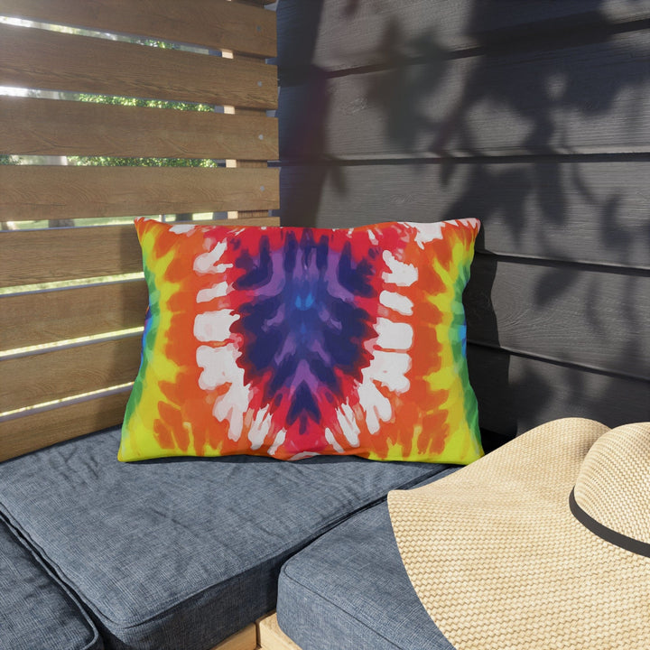 Decorative Indoor/outdoor Pillow Psychedelic Rainbow Tie Dye - Decorative