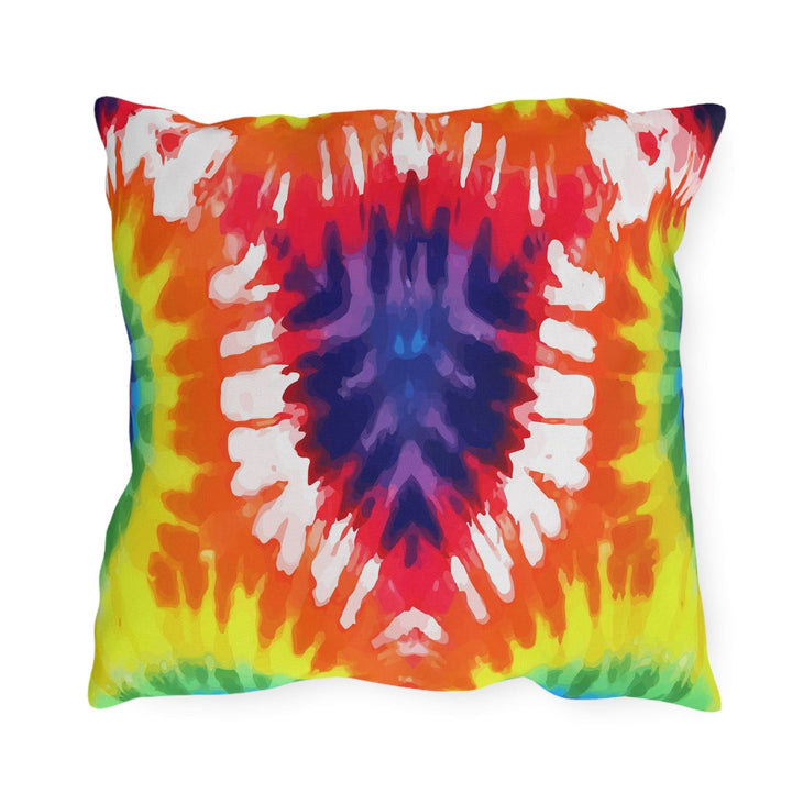 Decorative Indoor/outdoor Pillow Psychedelic Rainbow Tie Dye - Decorative