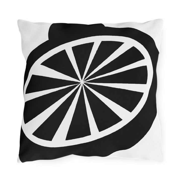 Decorative Indoor/outdoor Pillow Black and White Geometric Pattern - Decorative