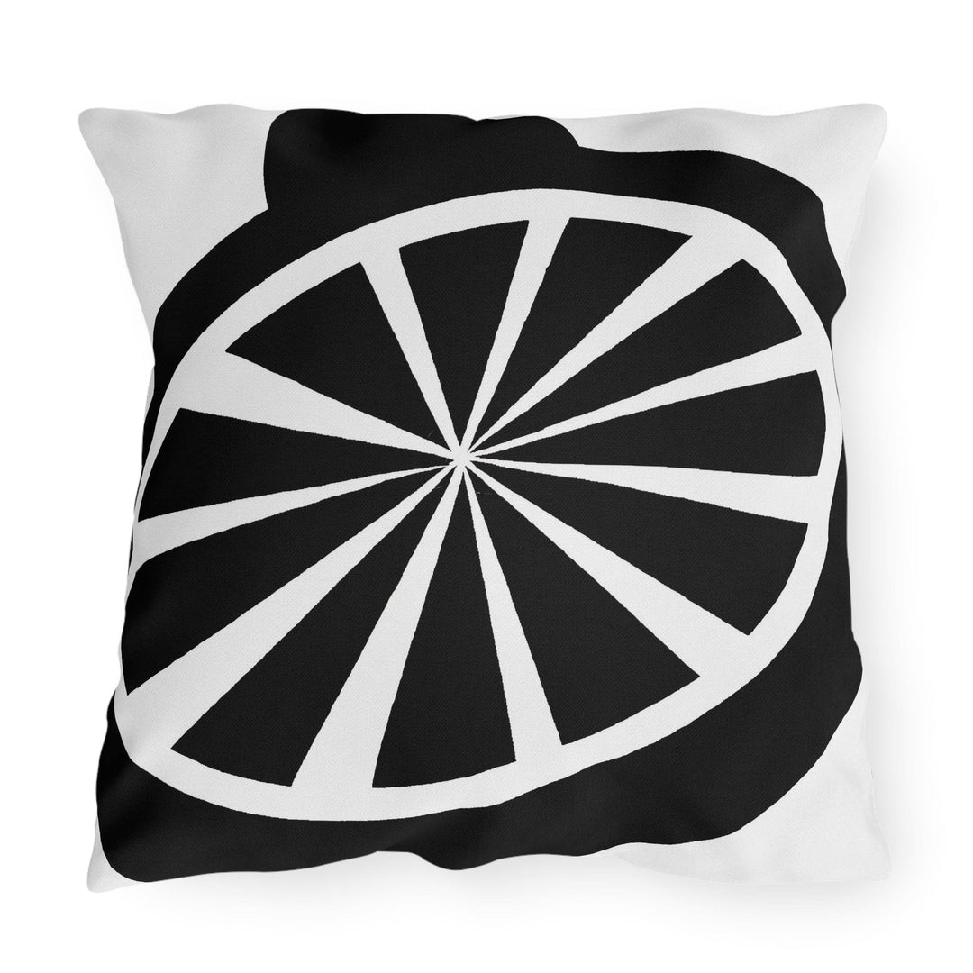 Decorative Indoor/outdoor Pillow Black and White Geometric Pattern - Decorative