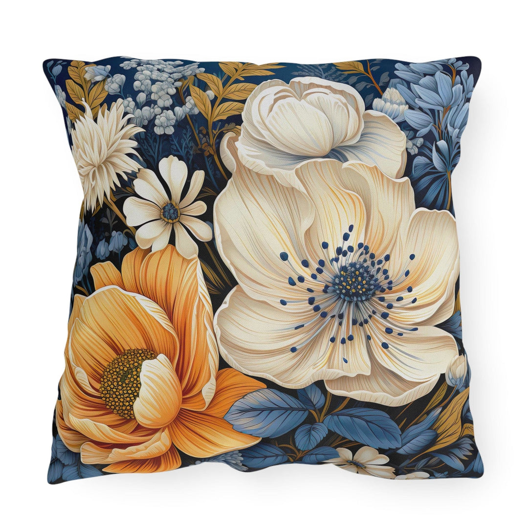 Decorative Indoor/outdoor Pillow Blue Floral - Decorative | Throw Pillows