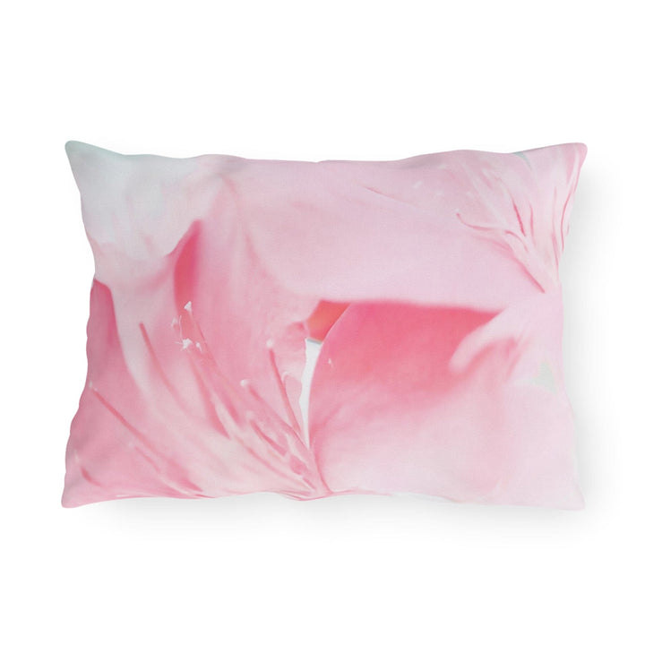 Decorative Indoor/outdoor Pillow Peaceful Pink Flower Bloom - Decorative