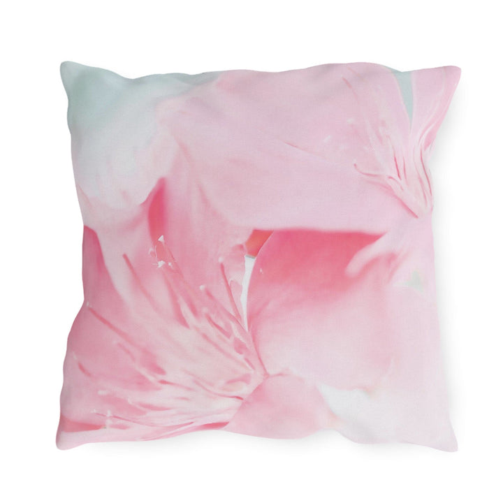 Decorative Indoor/outdoor Pillow Peaceful Pink Flower Bloom - Decorative