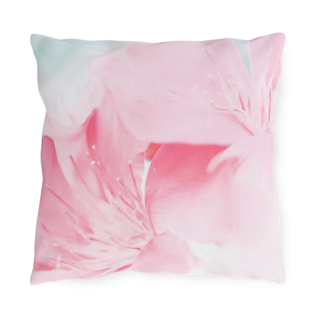 Decorative Indoor/outdoor Pillow Peaceful Pink Flower Bloom - Decorative