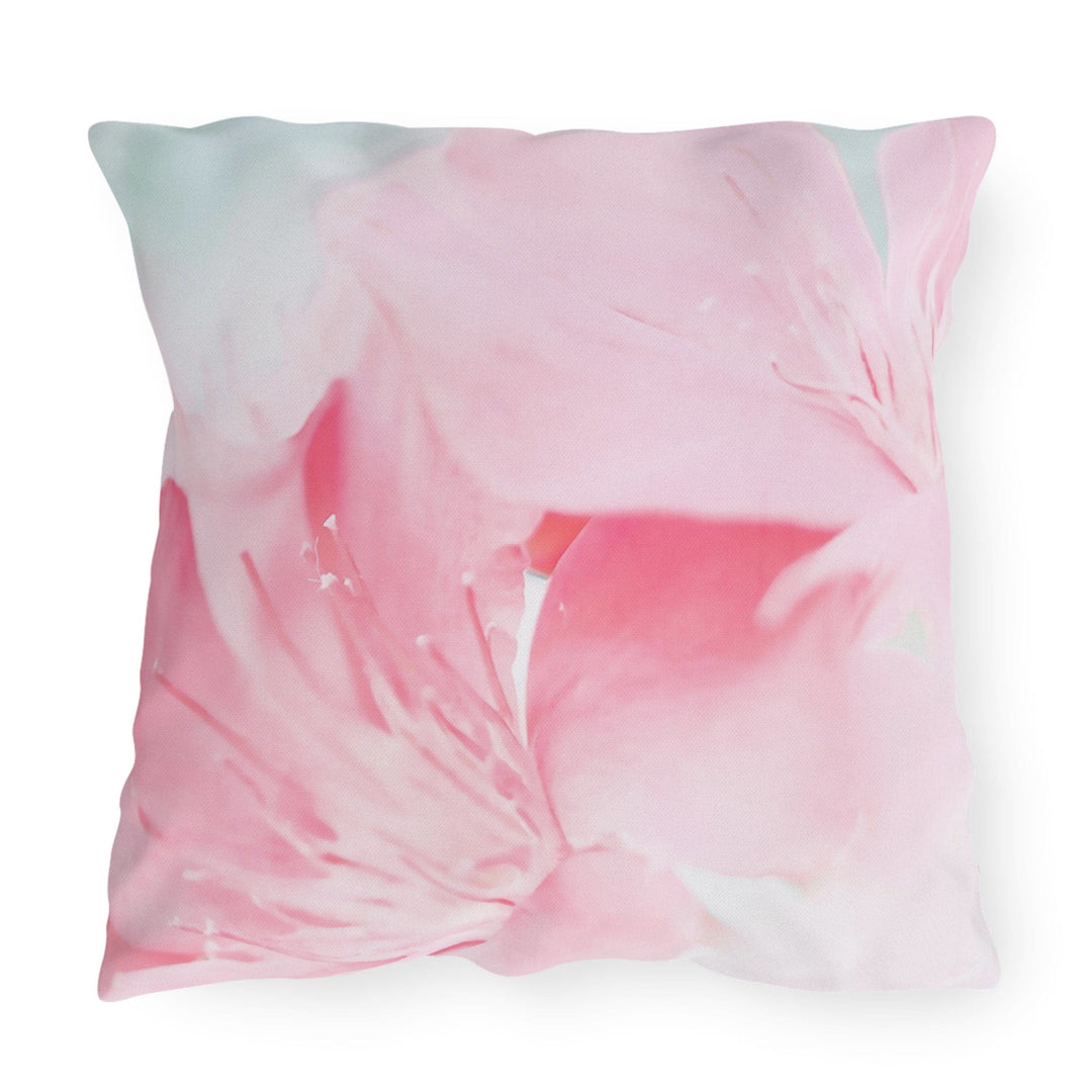 Decorative Indoor/outdoor Pillow Peaceful Pink Flower Bloom - Decorative