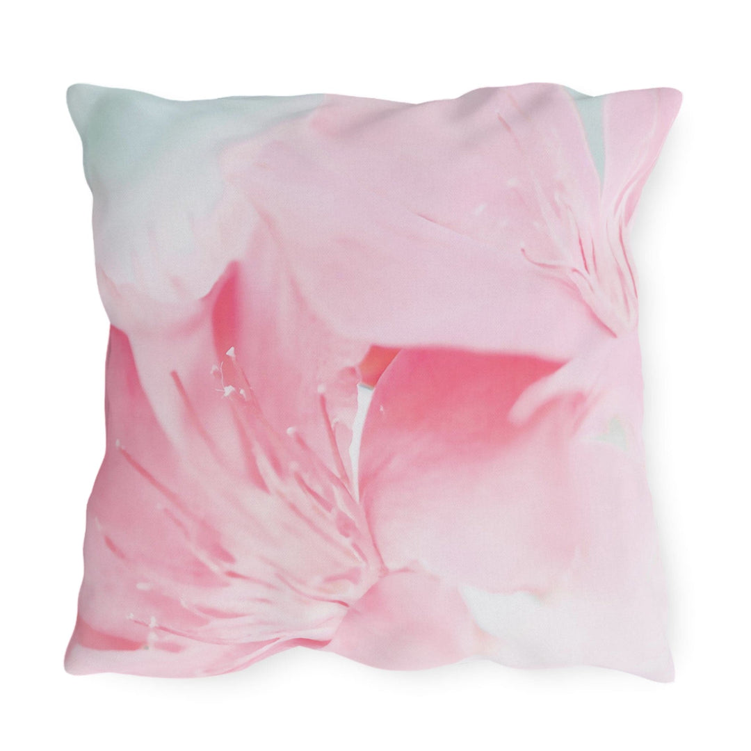 Decorative Indoor/outdoor Pillow Peaceful Pink Flower Bloom - Decorative