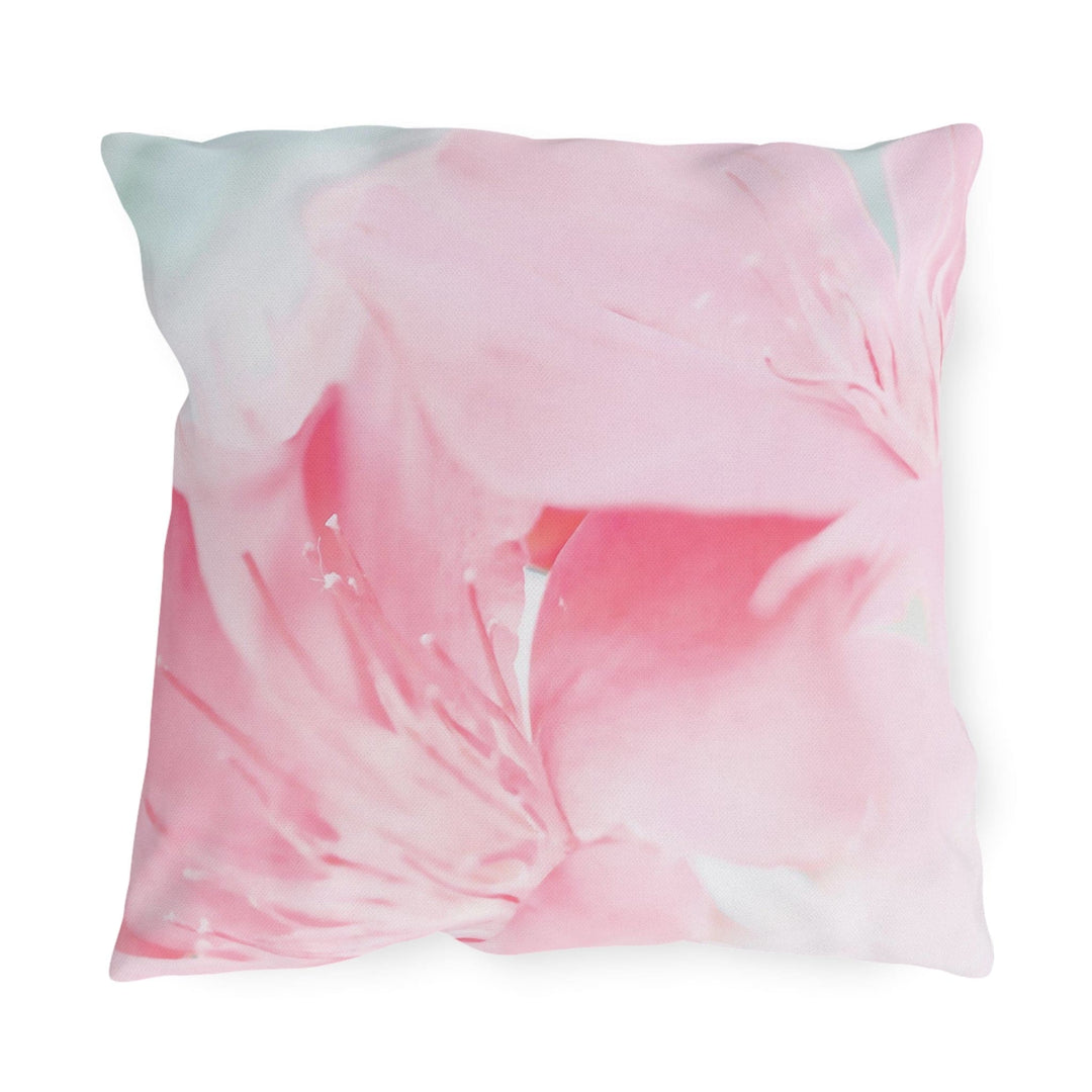 Decorative Indoor/outdoor Pillow Peaceful Pink Flower Bloom - Decorative