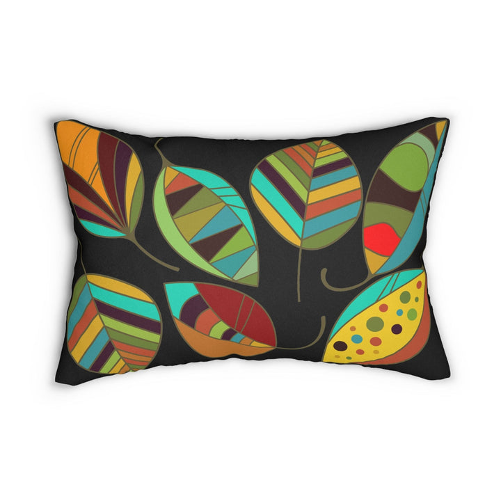 Decorative Lumbar Throw Pillow - Autumn Color Leaves - Decorative/Throw