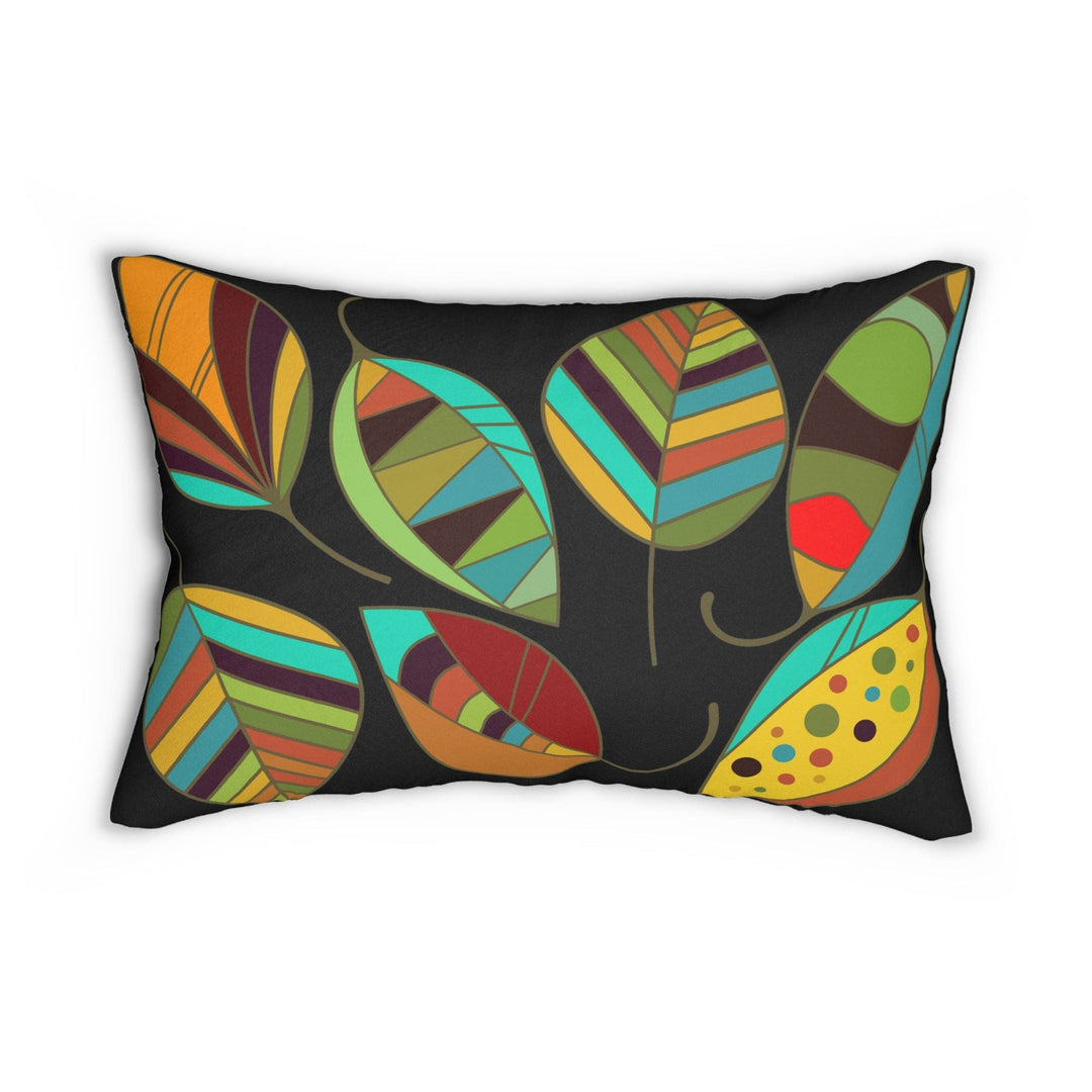 Decorative Lumbar Throw Pillow - Autumn Color Leaves - Decorative/Throw