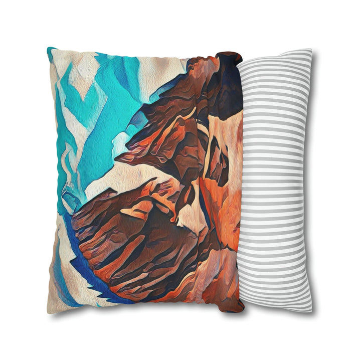 Decorative Throw Pillow Cover Brown Horses - Decorative | Throw Pillows | Covers