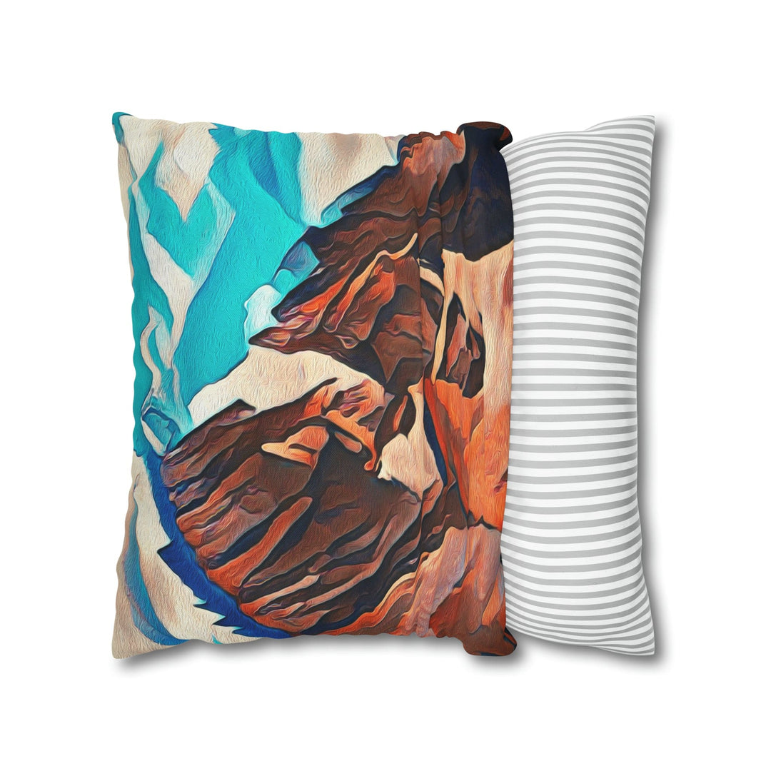 Decorative Throw Pillow Cover Brown Horses - Decorative | Throw Pillows | Covers