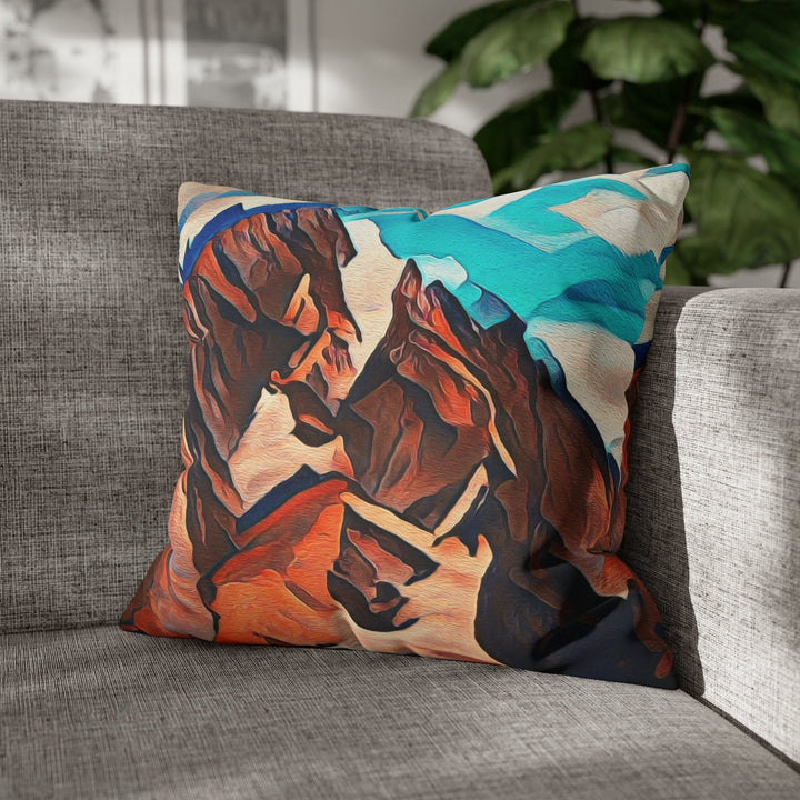 Decorative Throw Pillow Cover Brown Horses - Decorative | Throw Pillows | Covers