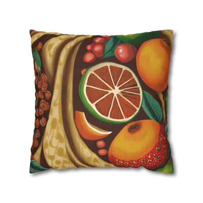 Decorative Throw Pillow Cover Fruit Print 26352 - Home Decor