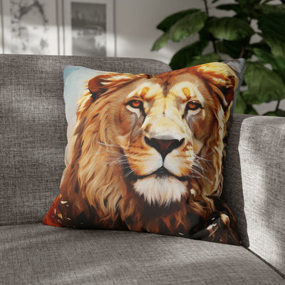 Decorative Throw Pillow Cover Lion Of Judah No 1 Lion Art - Home Decor