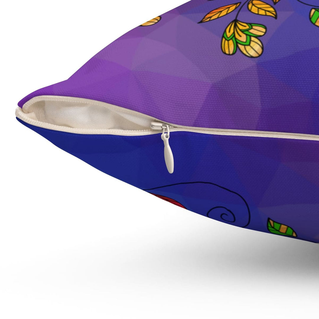 Decorative Throw Pillow Cover - Multicolor Wild Peacocks - Decorative/Throw