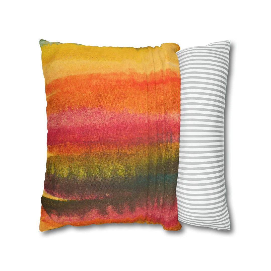 Decorative Throw Pillow Cover - Autumn Fall Watercolors - Decorative/Throw