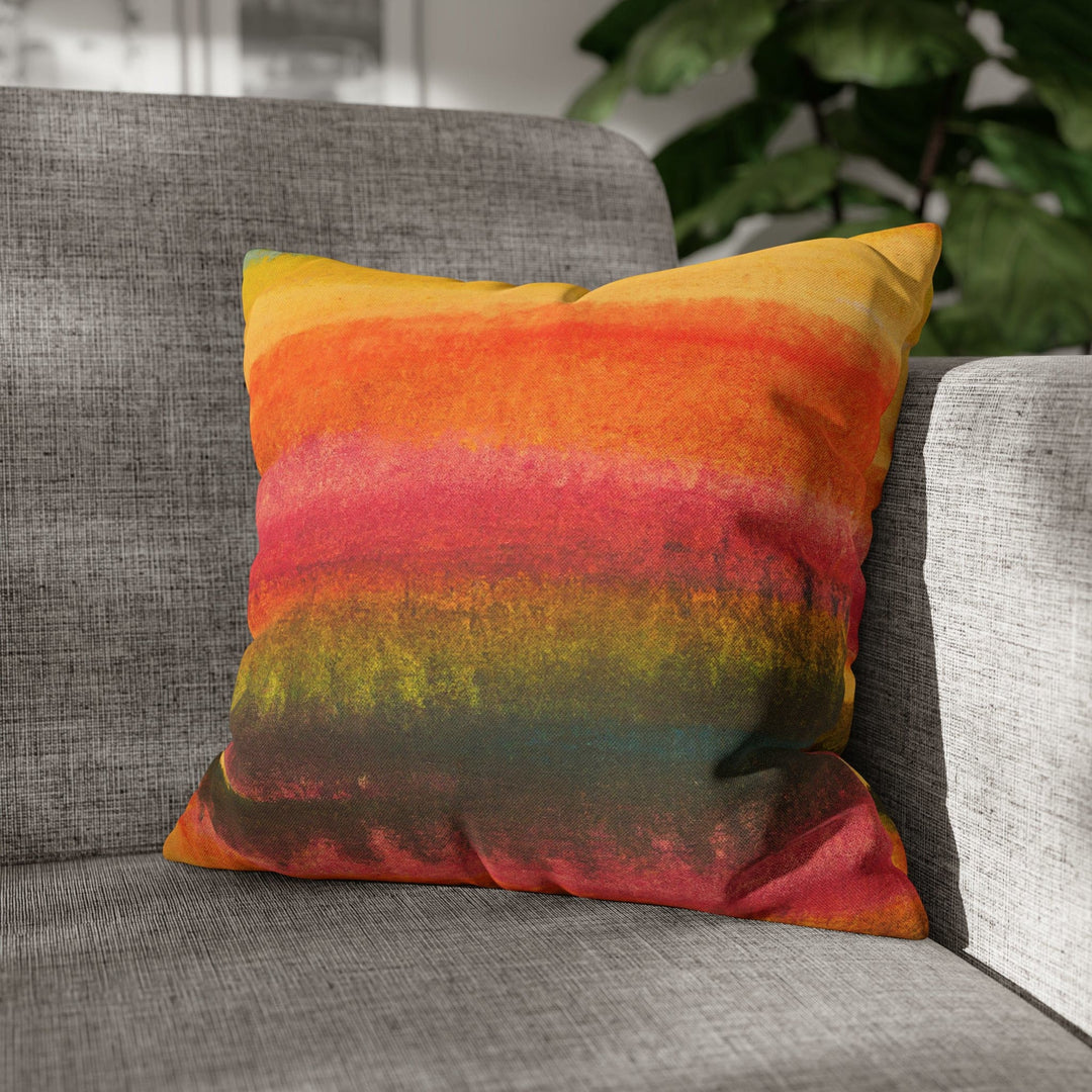 Decorative Throw Pillow Cover - Autumn Fall Watercolors - Decorative/Throw