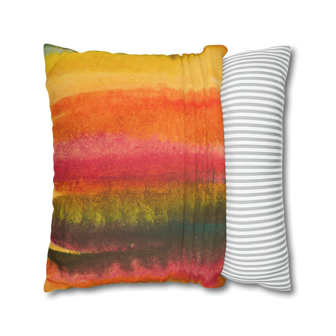 Decorative Throw Pillow Cover - Autumn Fall Watercolors - Decorative/Throw