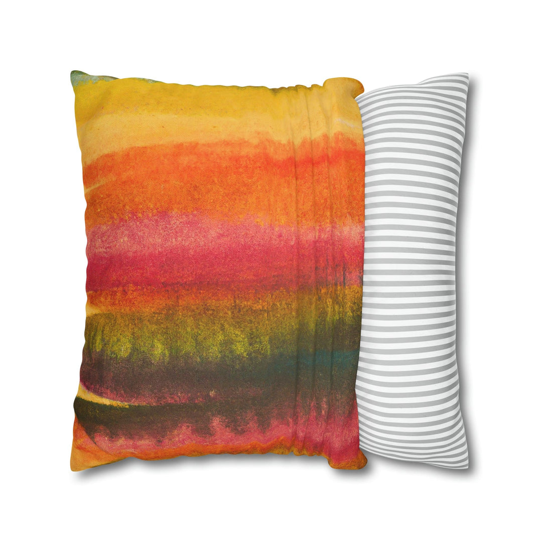 Decorative Throw Pillow Cover - Autumn Fall Watercolors - Decorative/Throw