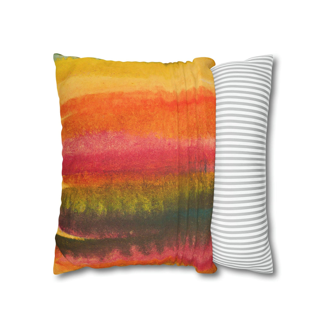 Decorative Throw Pillow Cover - Autumn Fall Watercolors - Decorative/Throw