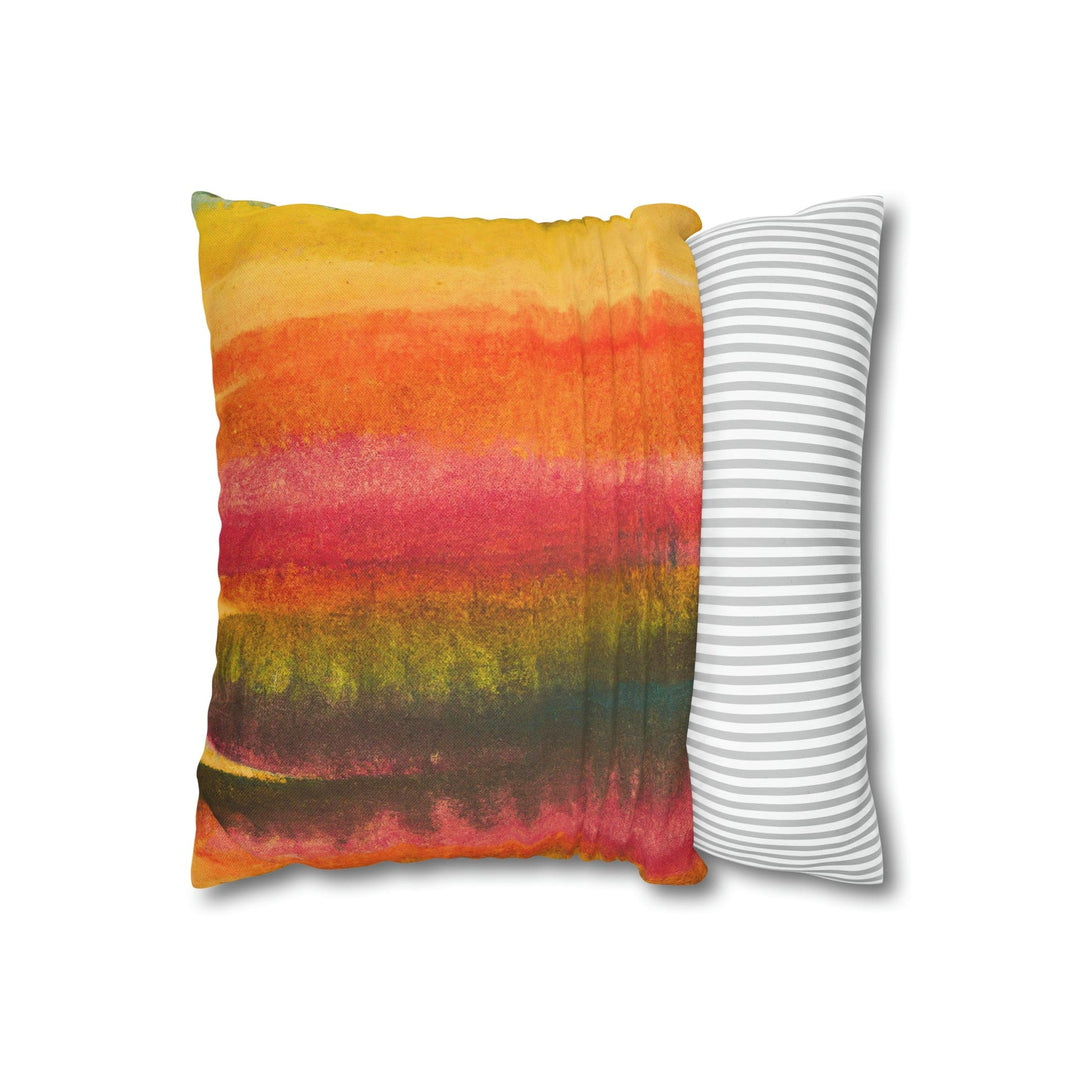 Decorative Throw Pillow Cover - Autumn Fall Watercolors - Decorative/Throw