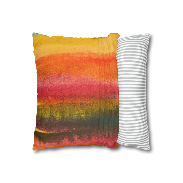 Decorative Throw Pillow Cover - Autumn Fall Watercolors - Decorative/Throw