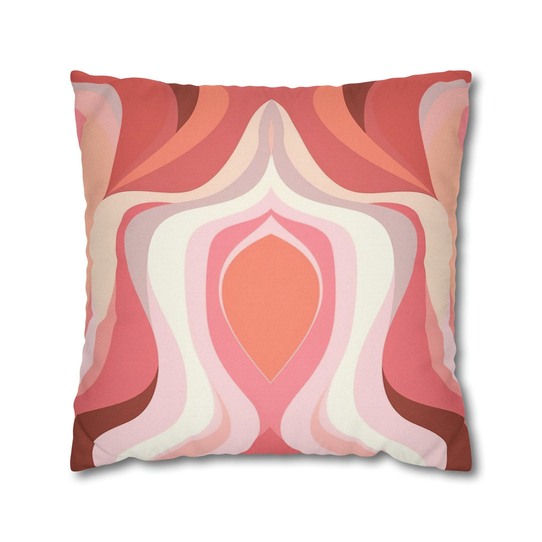 Decorative Throw Pillow Cover Boho Pink Swirl Pattern - Decorative | Throw