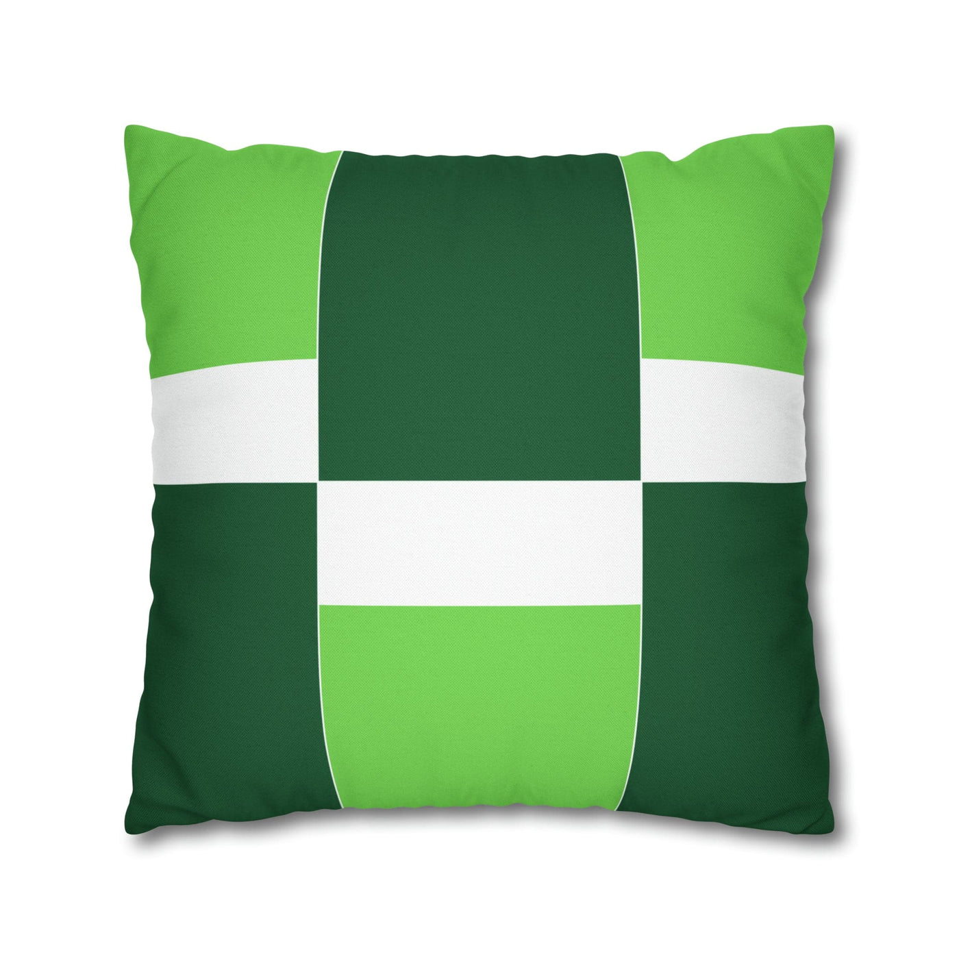 Decorative Throw Pillow Covers With Zipper - Set Of 2 Lime Forest Irish Green