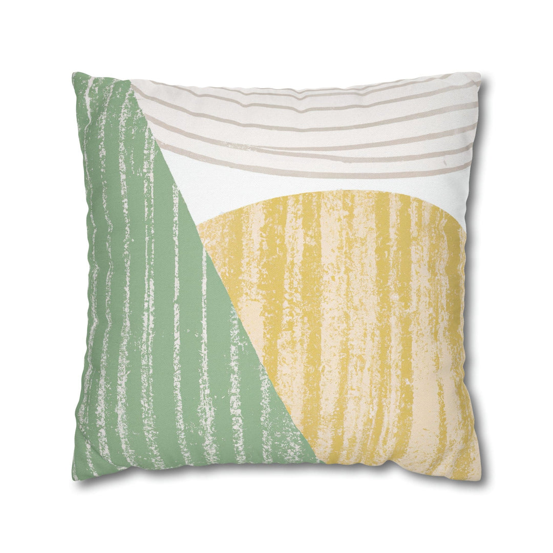 Decorative Throw Pillow Cover Mint Green Textured Boho Print - Decorative