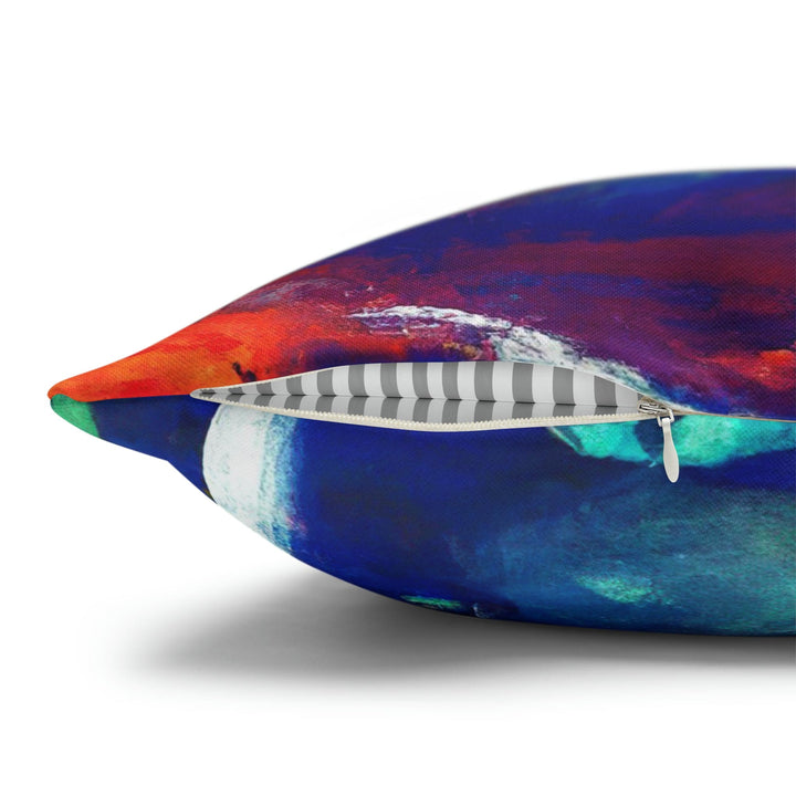 Decorative Throw Pillow Cover - Multicolor Abstract Expression Pattern