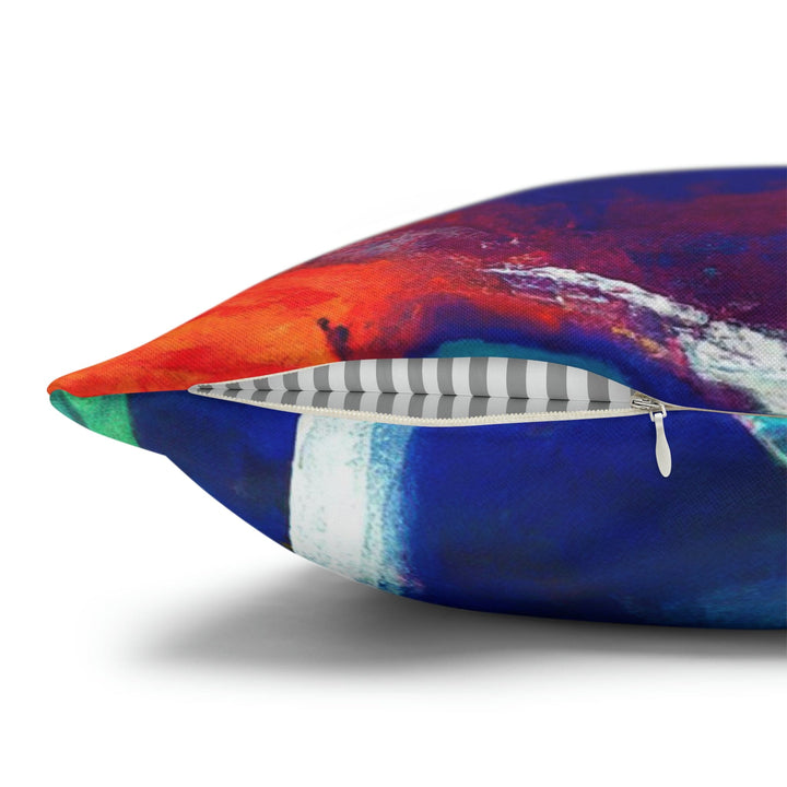 Decorative Throw Pillow Cover - Multicolor Abstract Expression Pattern