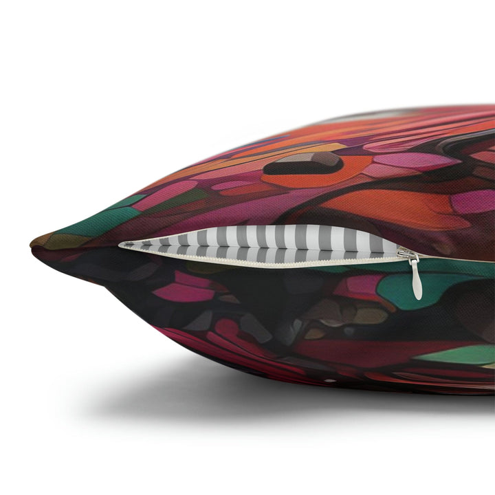 Decorative Throw Pillow Cover - Multicolor Psychedelic Tree - Decorative/Throw