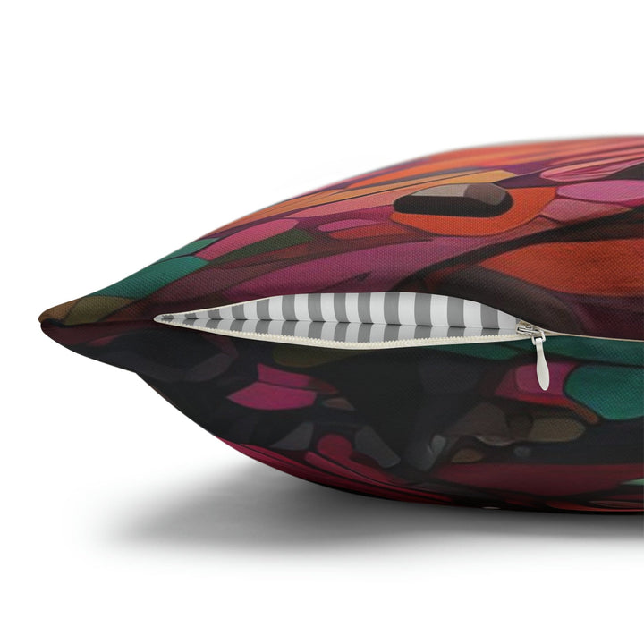 Decorative Throw Pillow Cover - Multicolor Psychedelic Tree - Decorative/Throw
