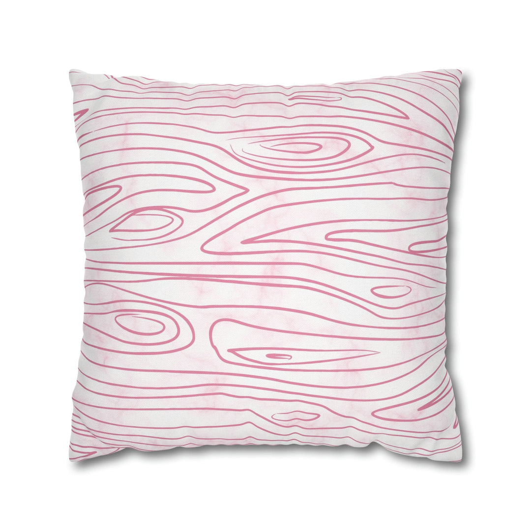 Decorative Throw Pillow Cover Pink Line Art Sketch - Decorative | Throw Pillows