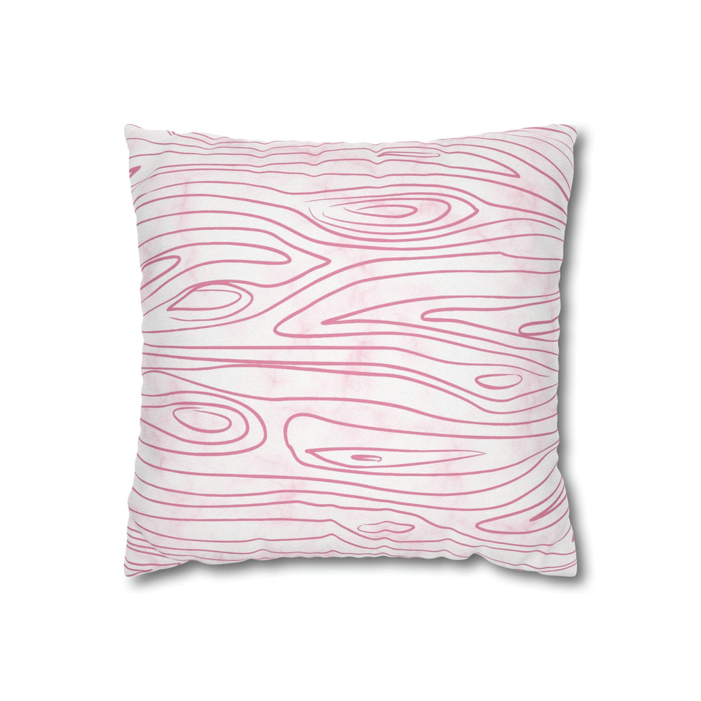 Decorative Throw Pillow Cover Pink Line Art Sketch - Decorative | Throw Pillows