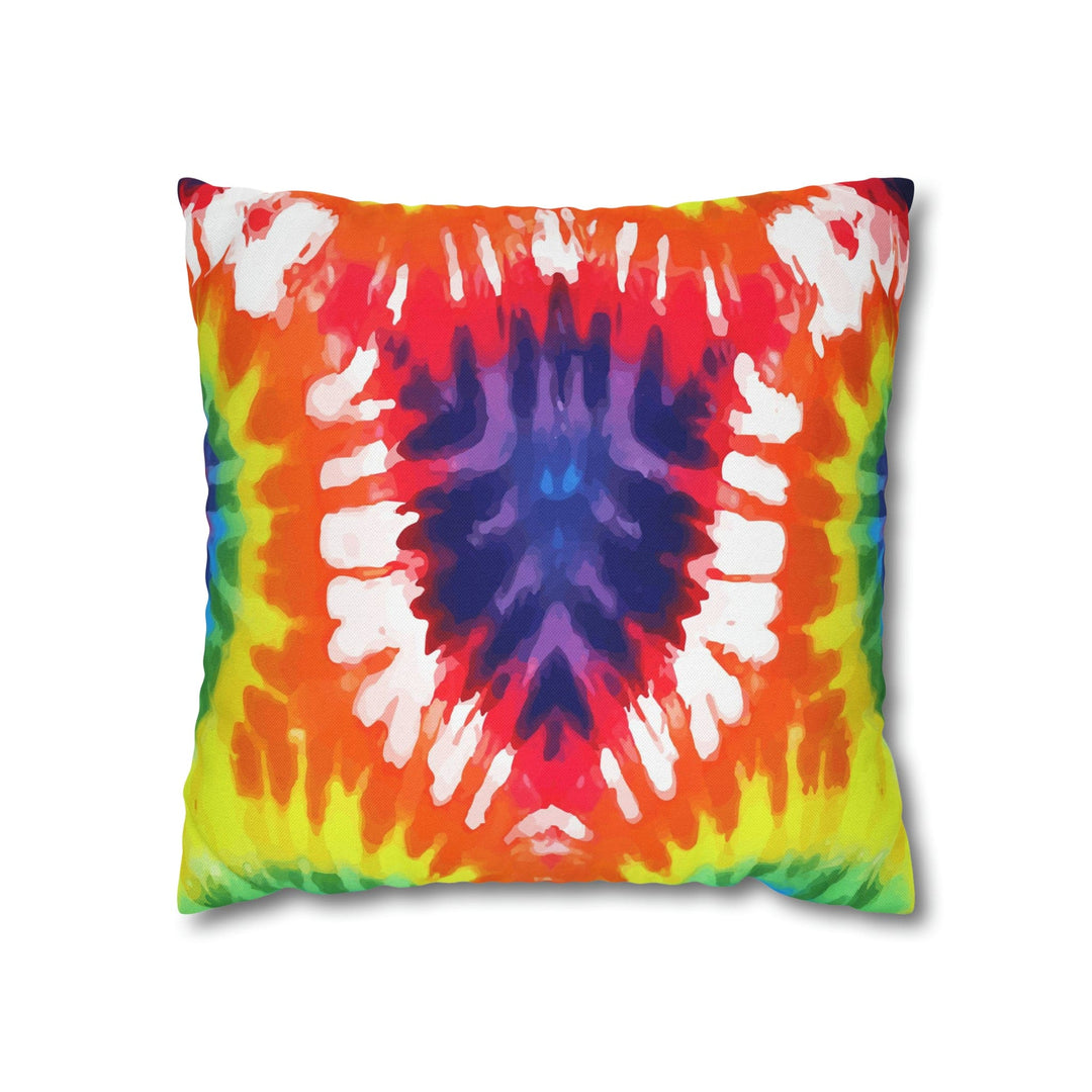 Decorative Throw Pillow Cover Psychedelic Rainbow Tie Dye - Decorative | Throw