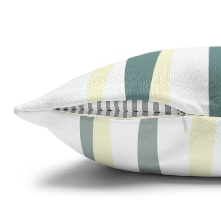 Decorative Throw Pillow Cover Blue Green Stripes - Decorative | Throw Pillows