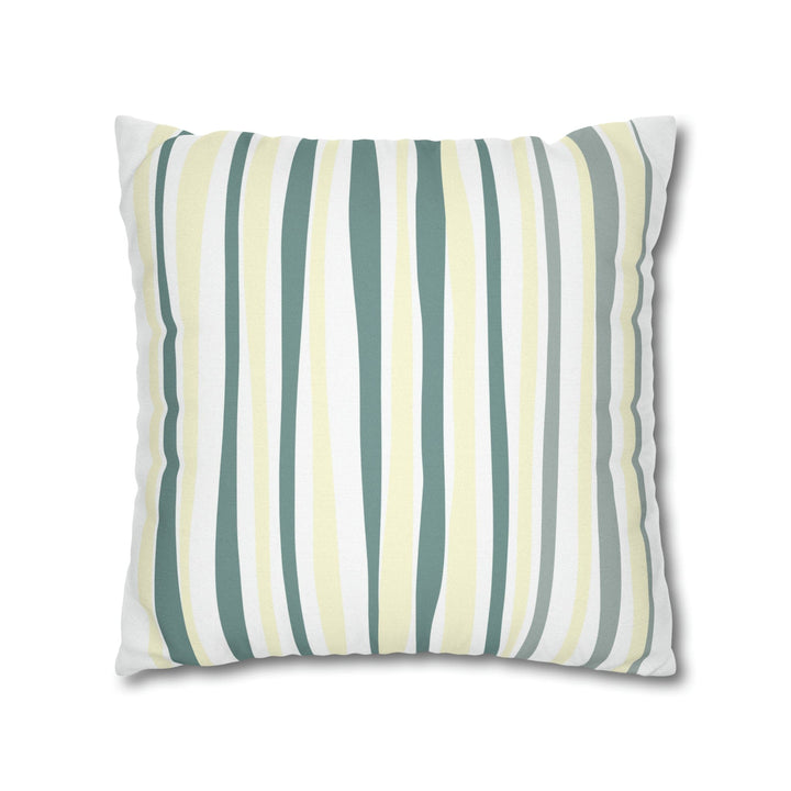 Decorative Throw Pillow Cover Blue Green Stripes - Decorative | Throw Pillows