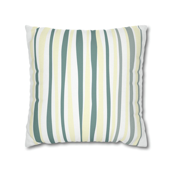 Decorative Throw Pillow Cover Blue Green Stripes - Decorative | Throw Pillows