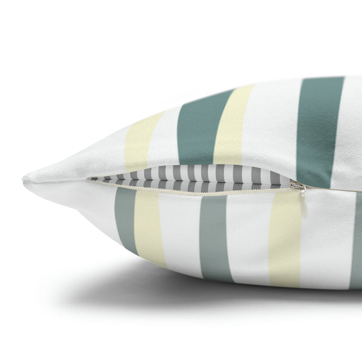 Decorative Throw Pillow Cover Blue Green Stripes - Decorative | Throw Pillows