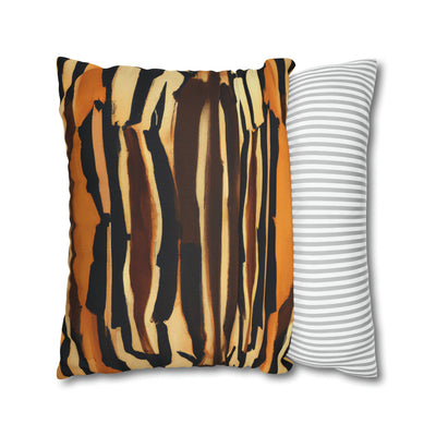 Decorative Throw Pillow Covers With Zipper - Set Of 2 Zorse Geometric Print